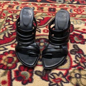 H&M Exclusive Leather Strappy Heels